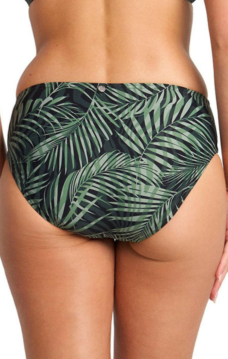 Sunseeker Lombok Ruched Mid Rise Pant - Black.