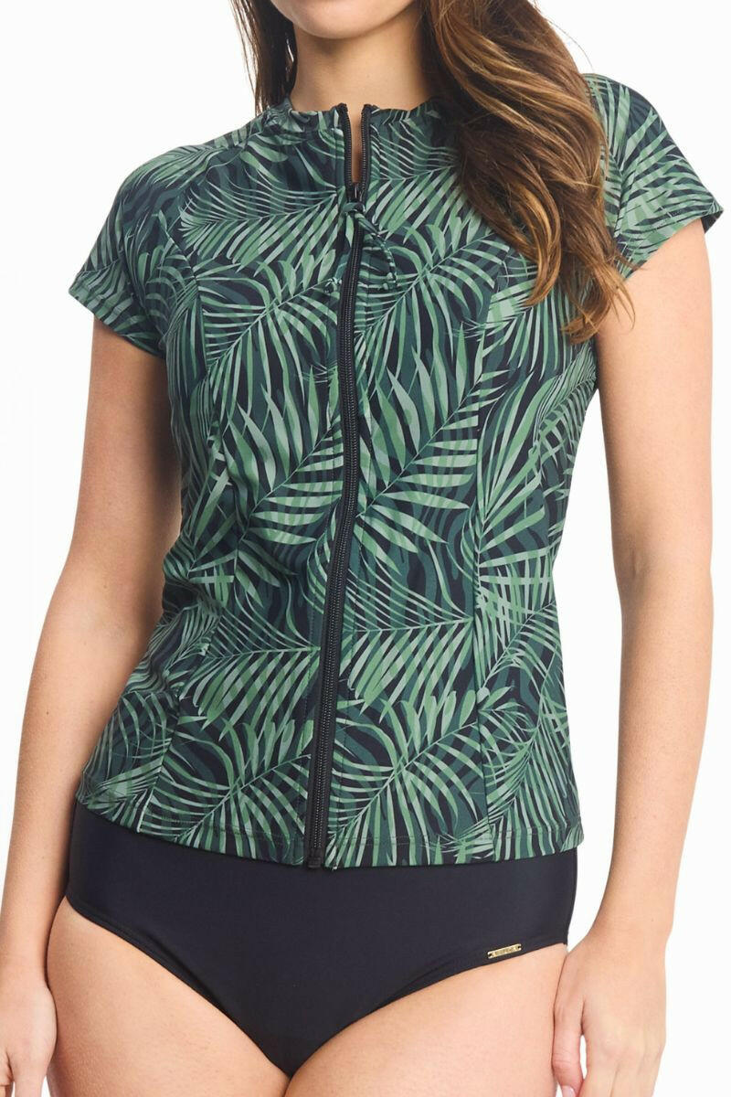 Sunseeker Lombok Short Sleeve Mast Rashie - Black.