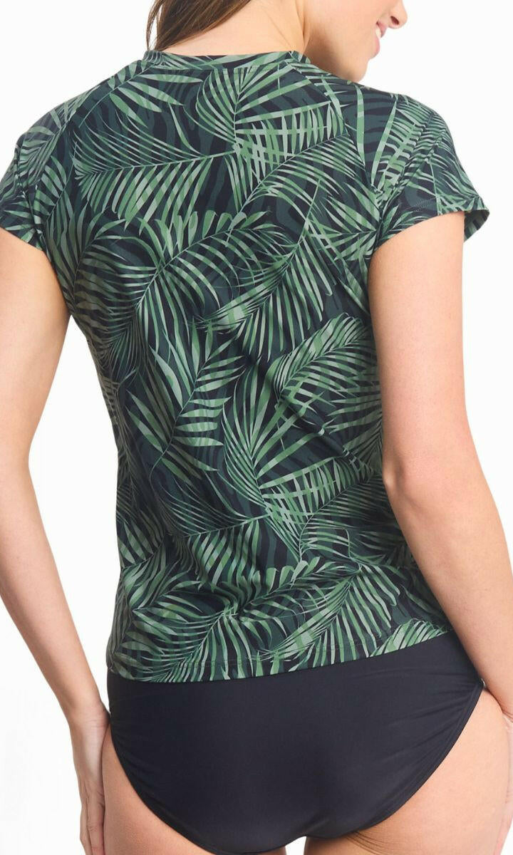 Sunseeker Lombok Short Sleeve Mast Rashie - Black.