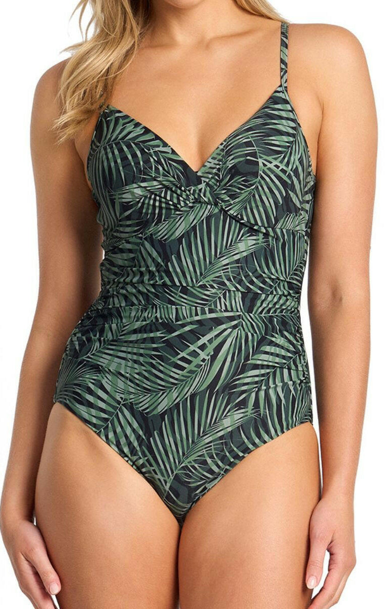 Sunseeker Lombok Soft Twist Ruched One Piece - Black.