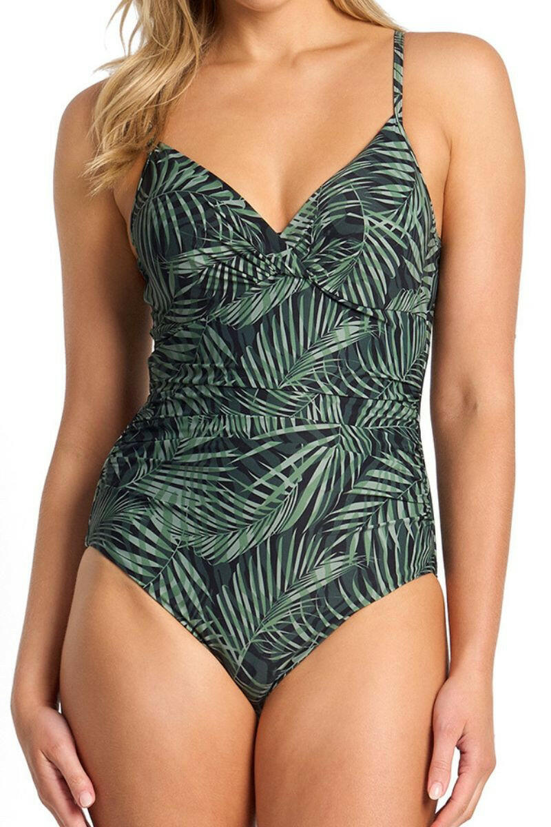 Sunseeker Lombok Soft Twist Ruched One Piece - Black.