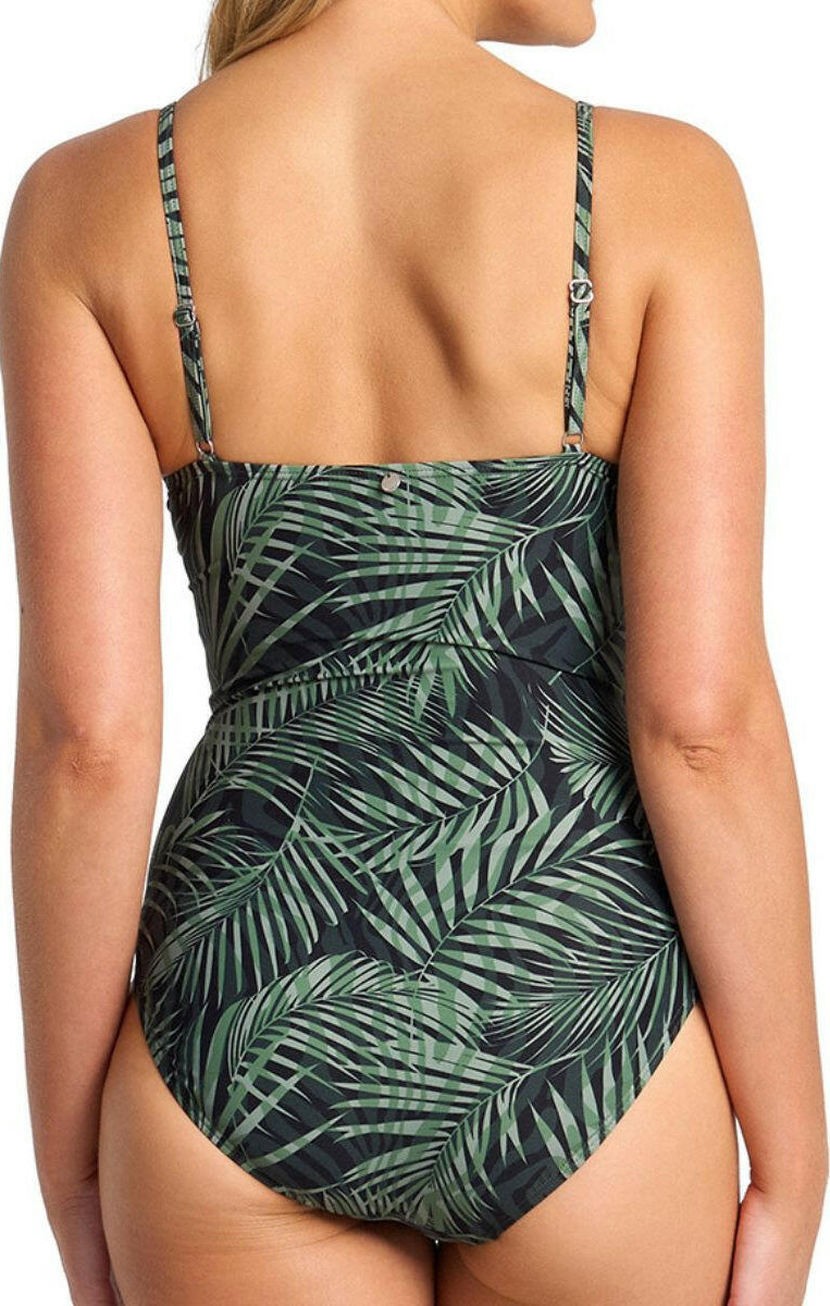 Sunseeker Lombok Soft Twist Ruched One Piece - Black.