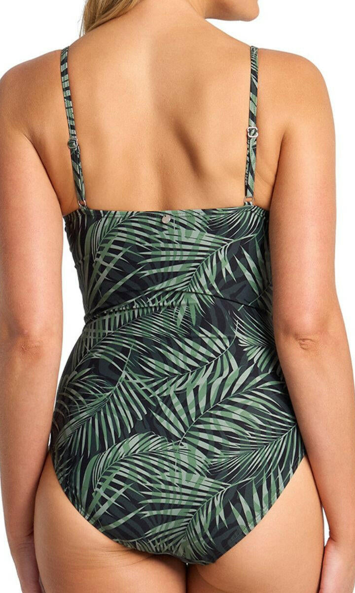 Sunseeker Lombok Soft Twist Ruched One Piece - Black.