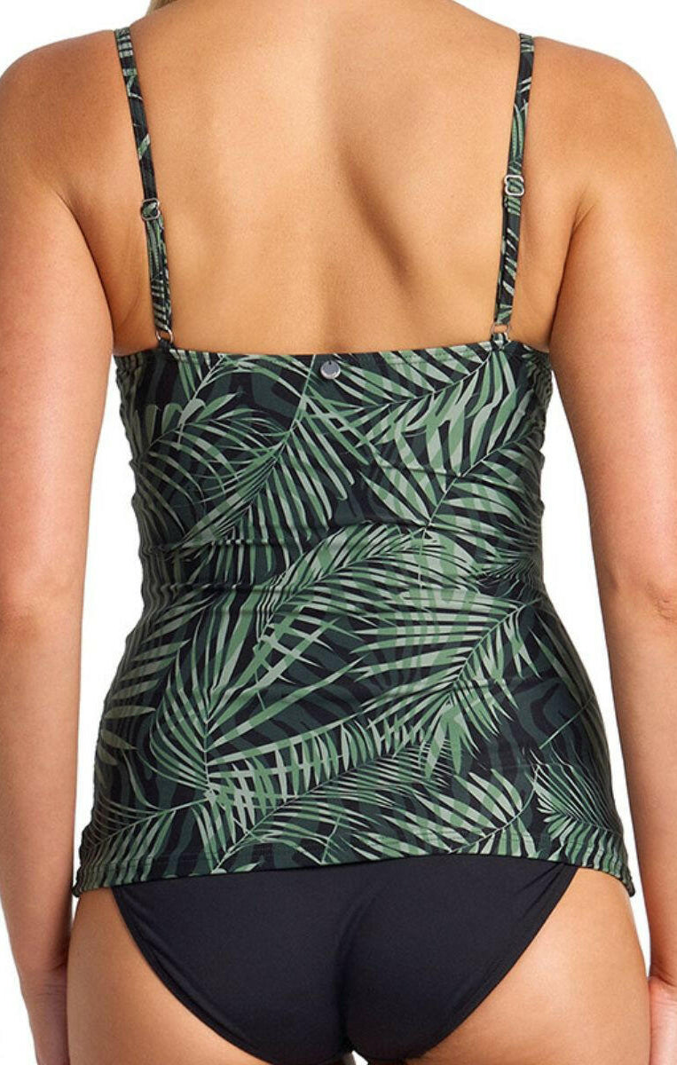 Sunseeker Lombok Soft Twist Ruched Singlet - Black.