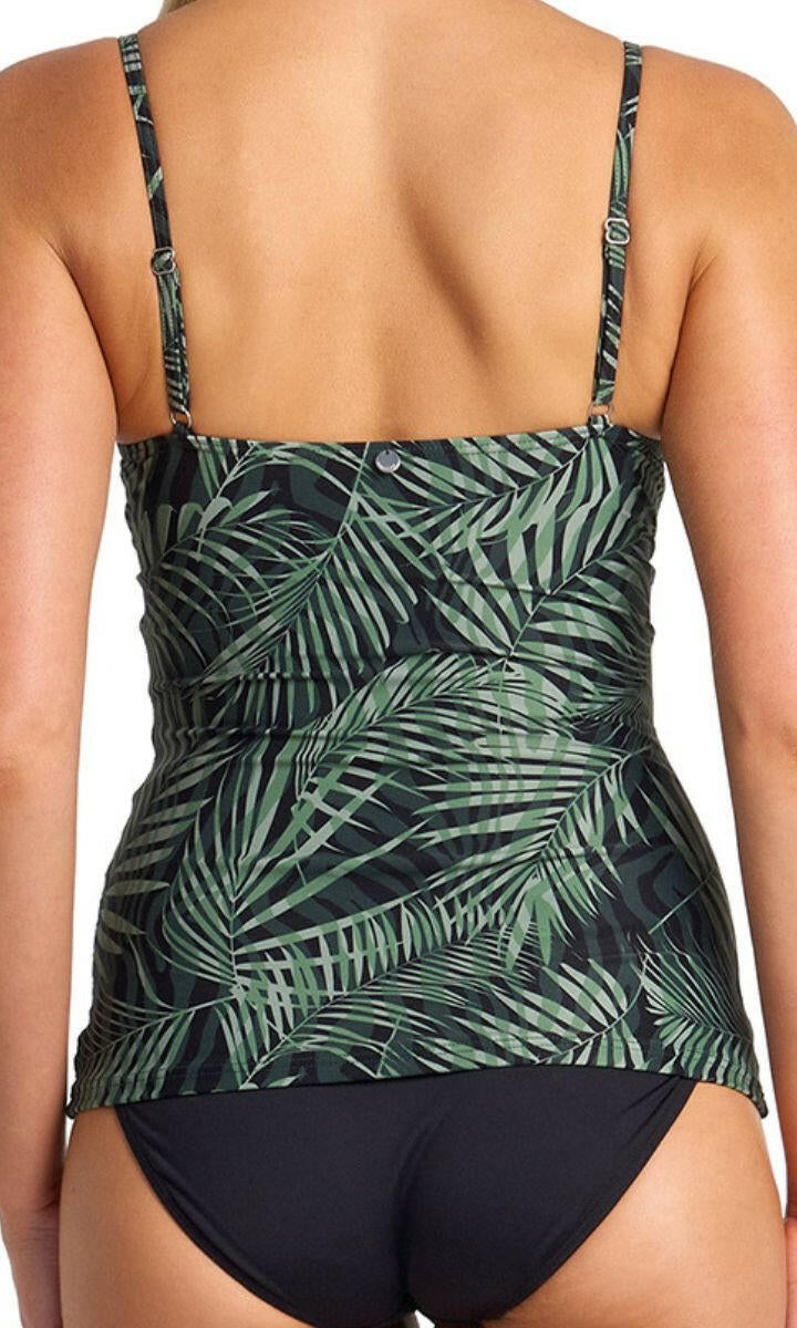 Sunseeker Lombok Soft Twist Ruched Singlet - Black.