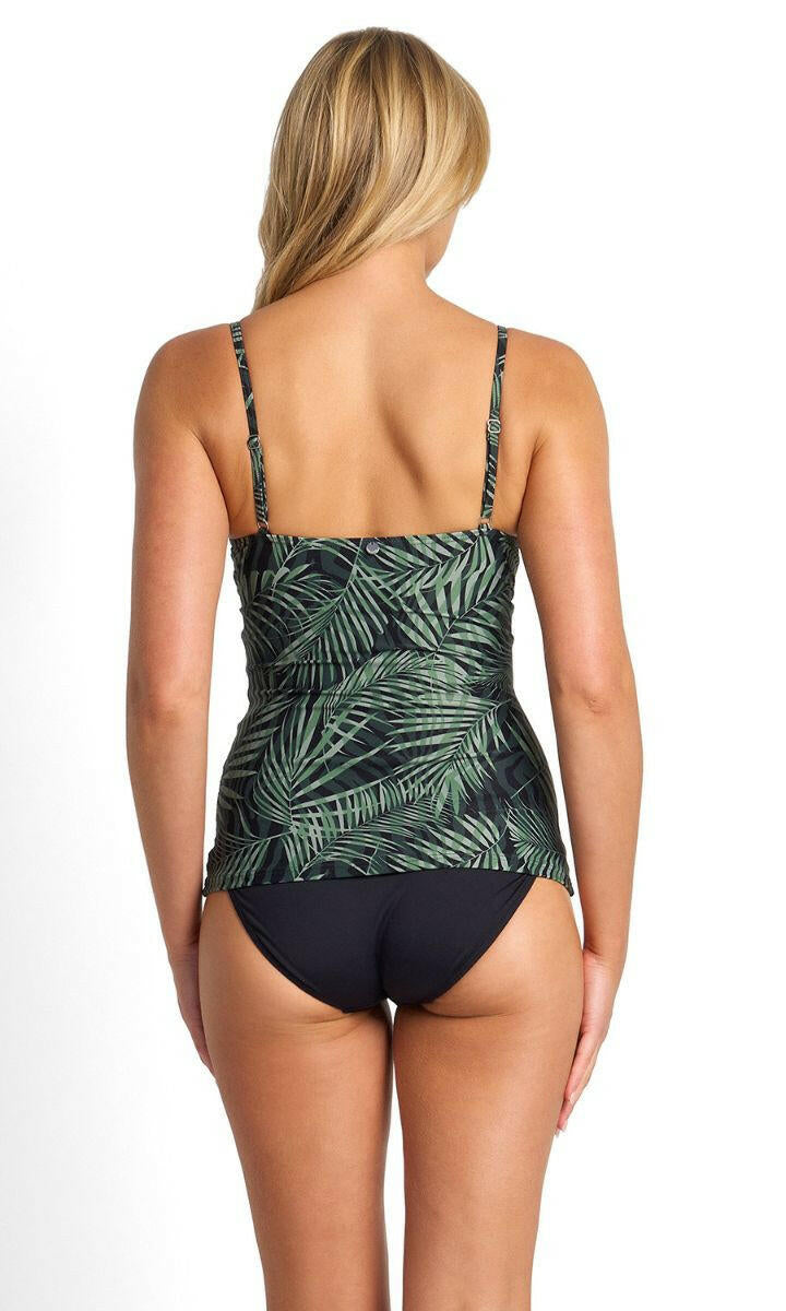 Sunseeker Lombok Soft Twist Ruched Singlet - Black.