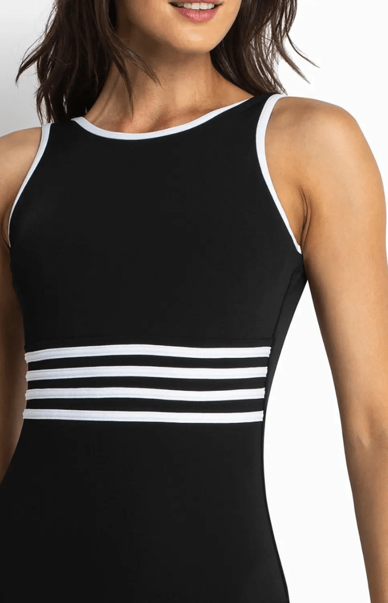 Sunseeker Pool High Neck Mastectomy One Piece Black.