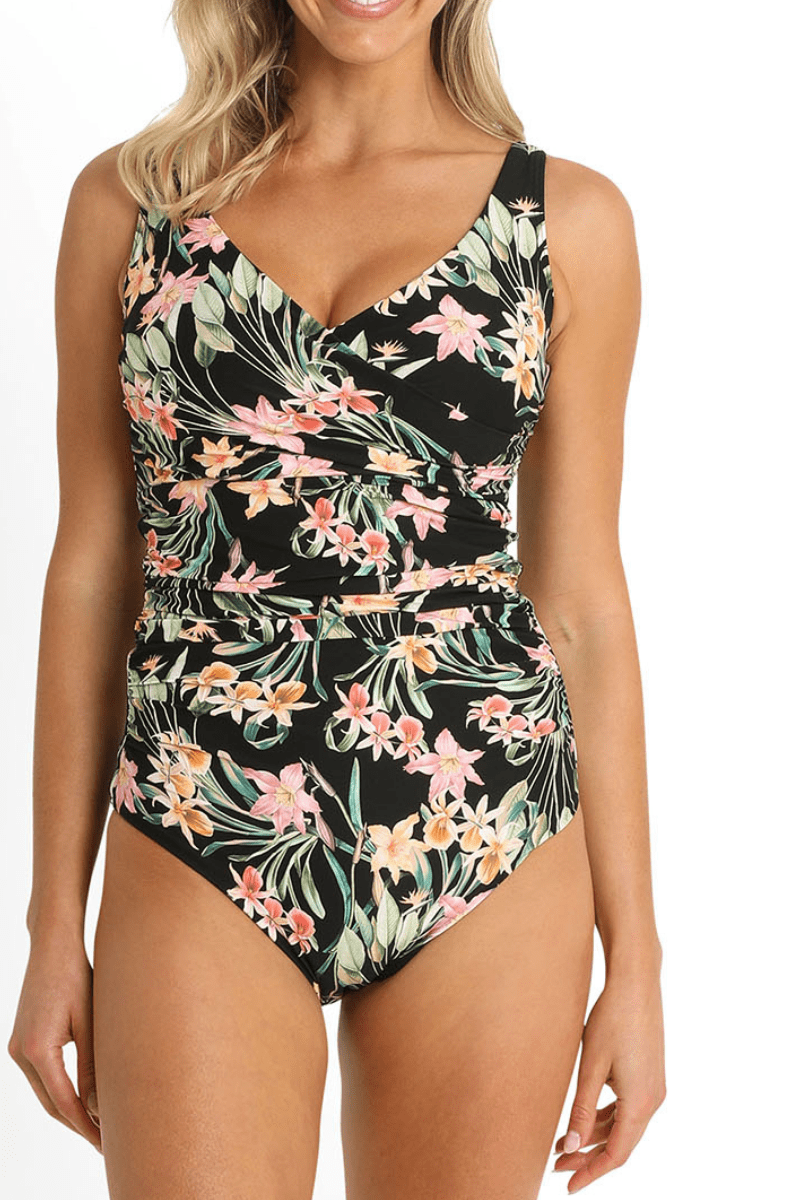 Sunseeker Camellia DD/E Twist Minimiser One Piece Black.