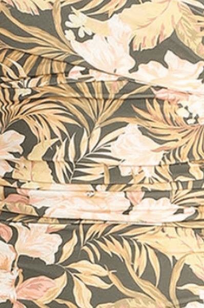 Sunseeker Tropical DD/E Twist Minimiser One Piece Khaki.