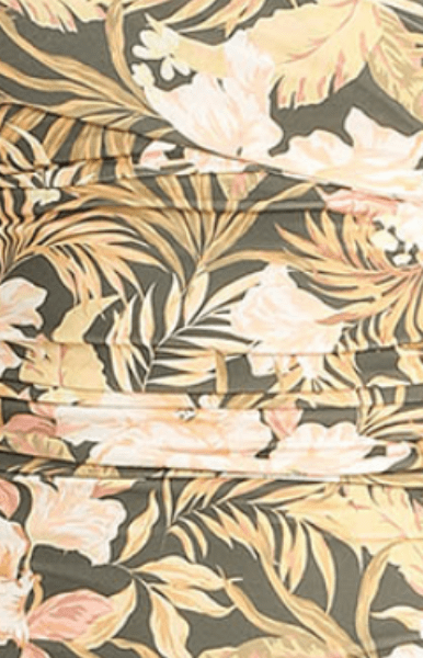 Sunseeker Tropical DD/E Twist Minimiser One Piece Khaki.