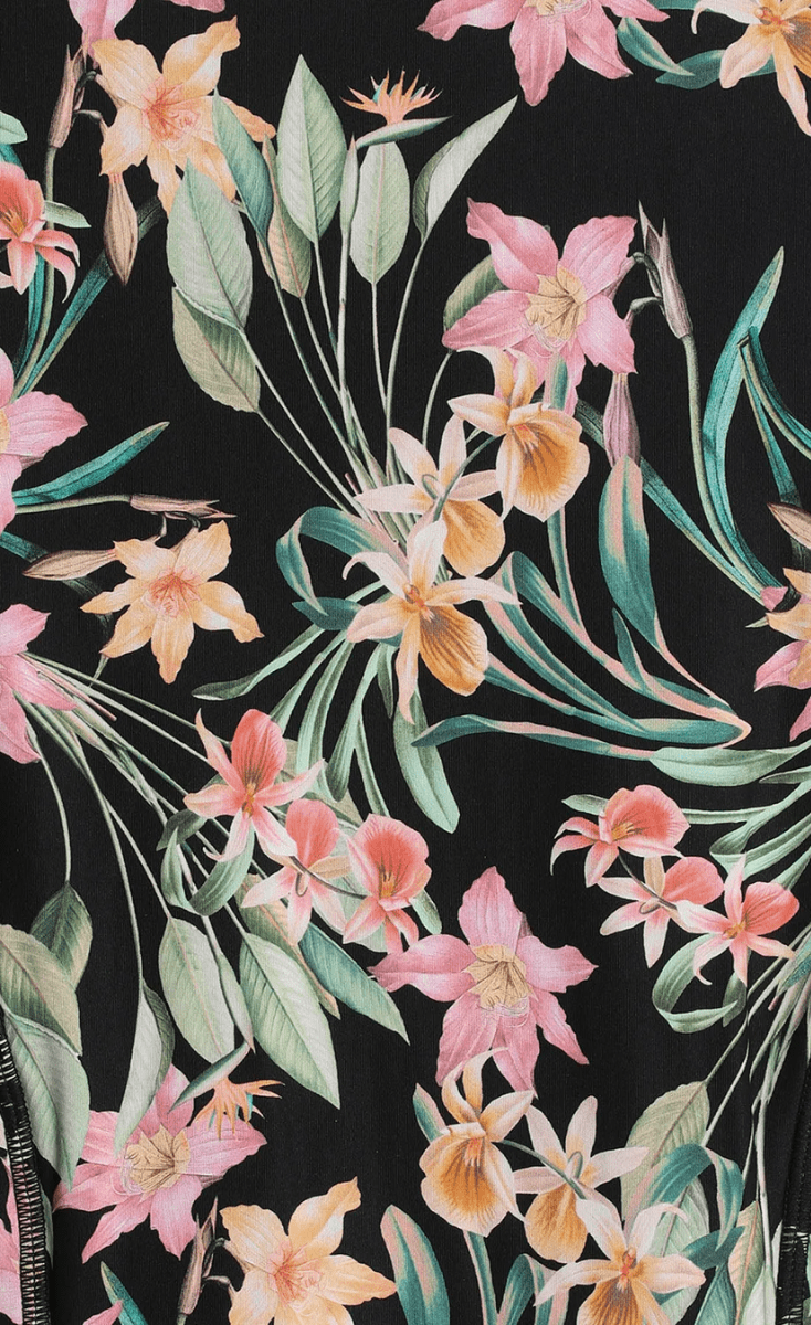 Sunseeker Camellia E/F Frill Minimiser One Piece Black.