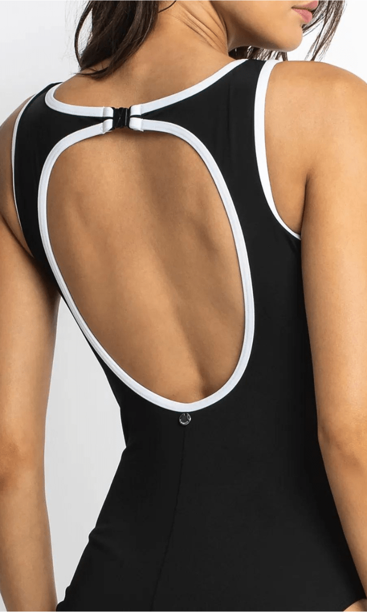 Sunseeker Pool High Neck Mastectomy One Piece Black.