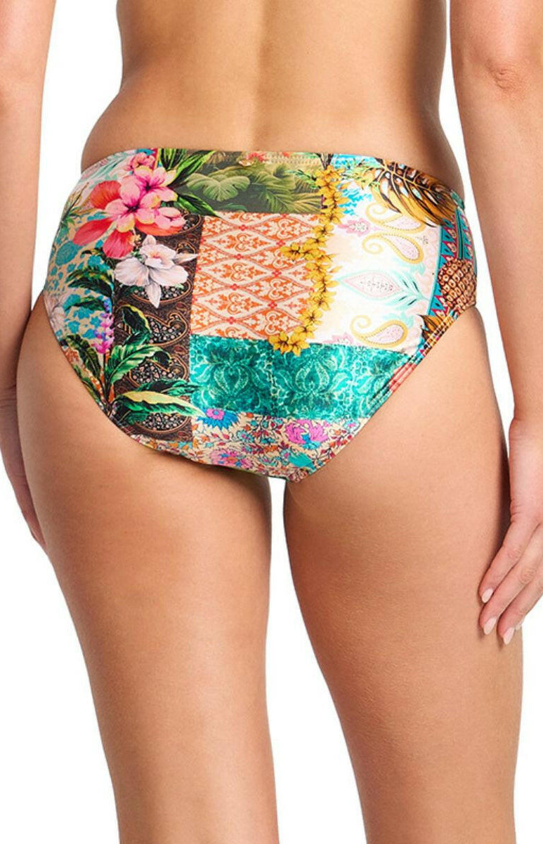 Sunseeker Papaya Mid Rise Pant - Multi.