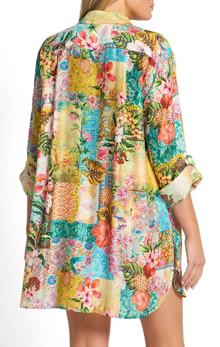 Sunseeker Papaya Painters Shirt - Multi.