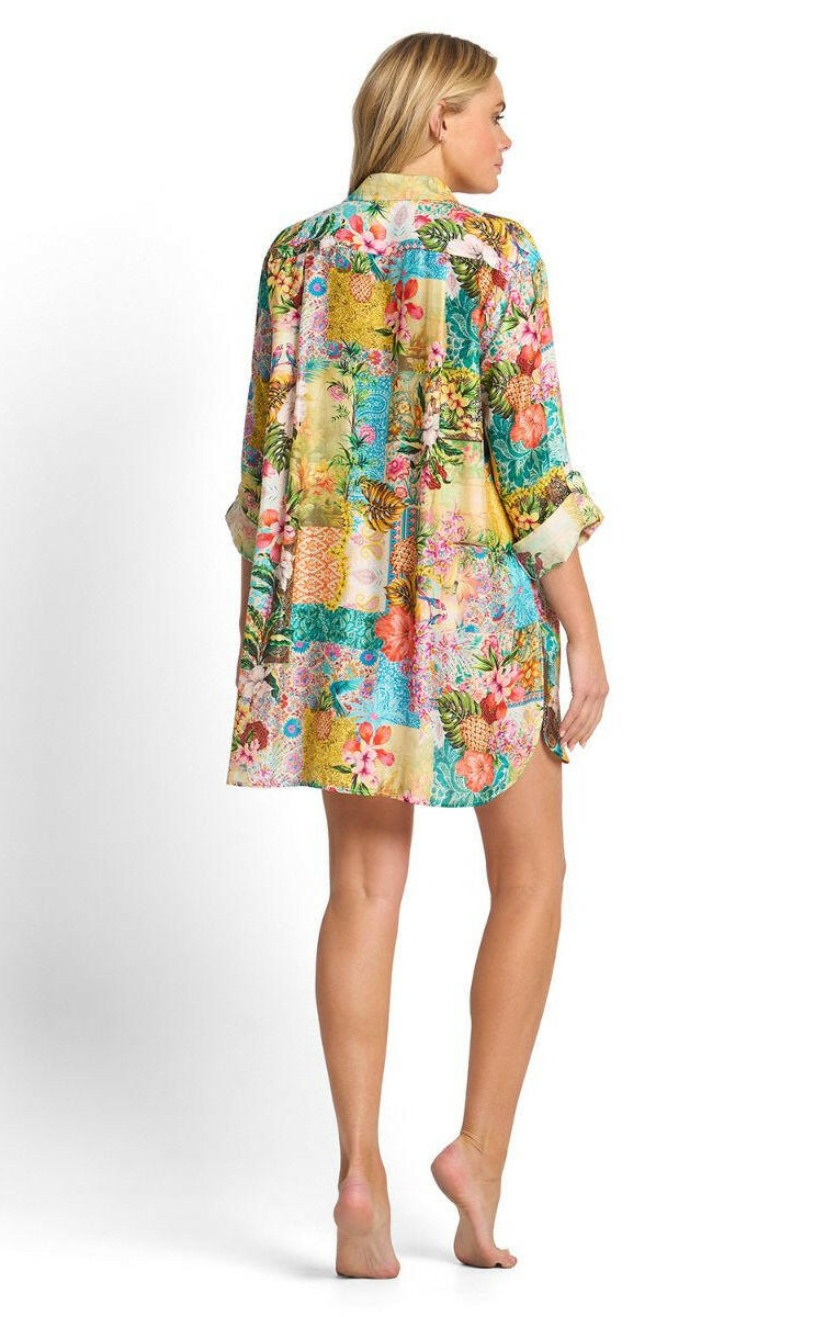 Sunseeker Papaya Painters Shirt - Multi.