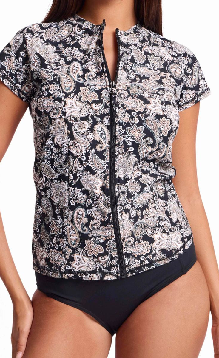 SS94013MAS-Priya-Short-Sleeve-Mastectomy-Rashie-Black