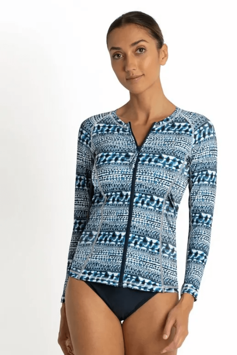 Sunseeker Byron Bay Zip Front Rash Vest.