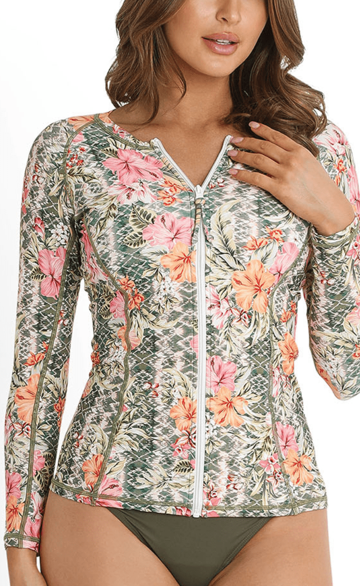 Sunseeker Mai Tai Long Sleeve Rash Vest.