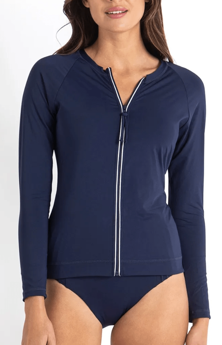 Sunseeker Basic Zip Front Rash Vest.