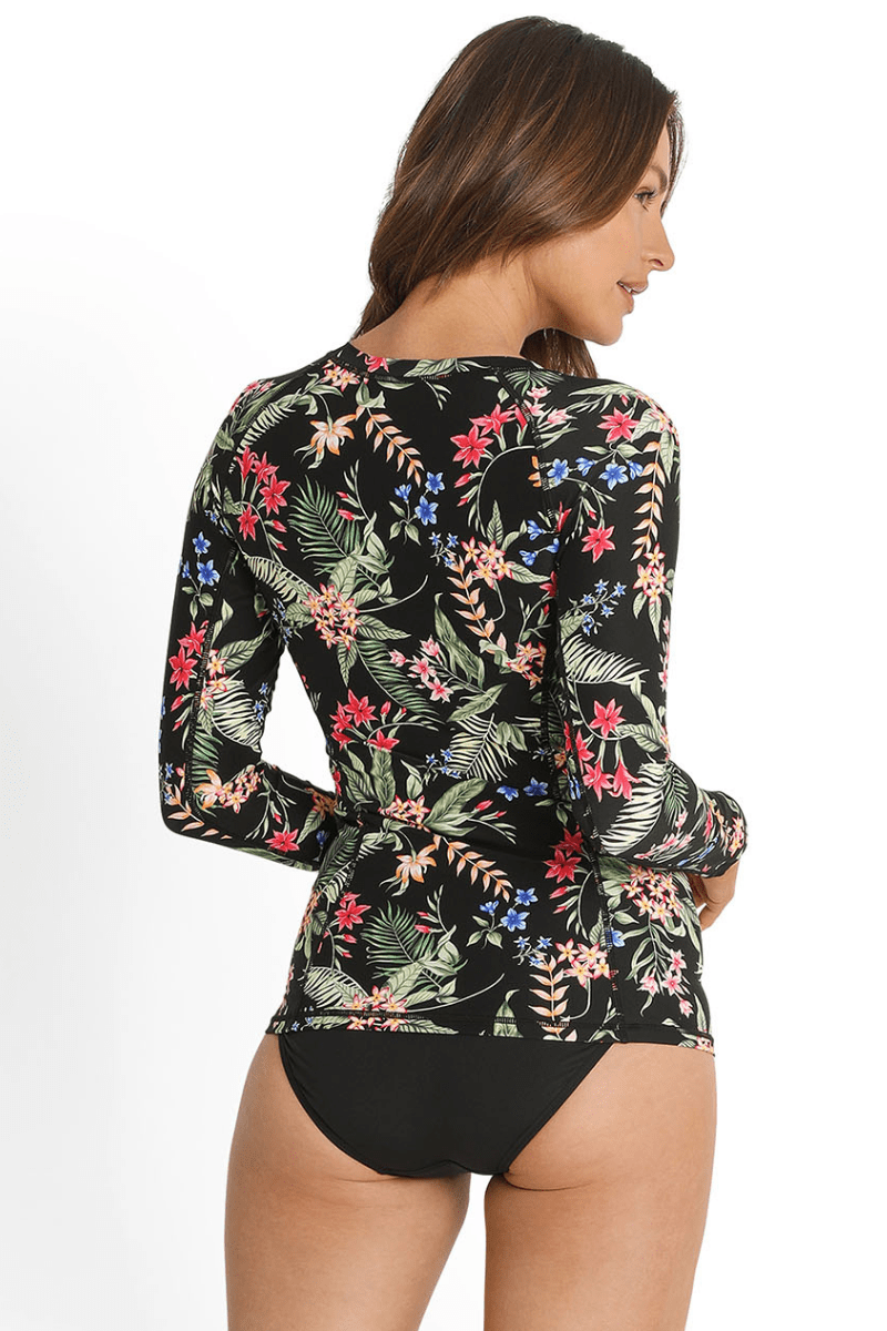 Sunseeker Evie Zip Front Rash Vest Black.