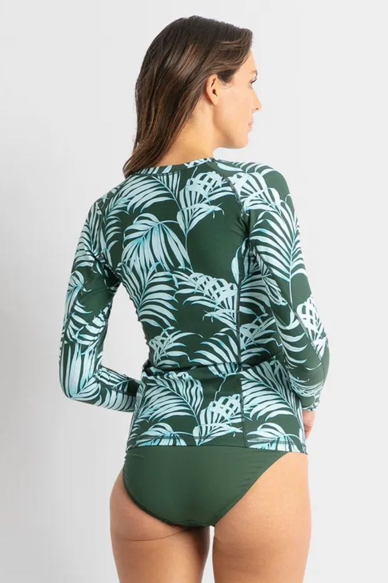 Sunseeker Mae Long Sleeve Mast Rashie - Khaki.