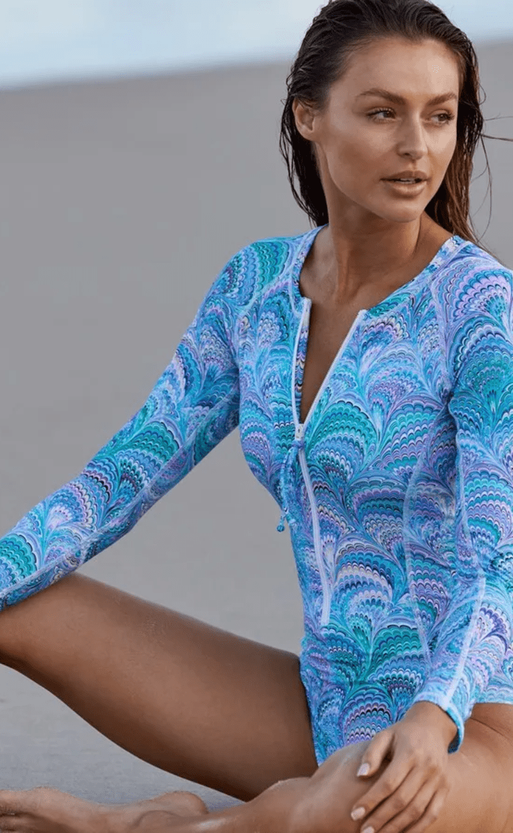 Sunseeker Mystic Seasport Long Sleeve One Piece.