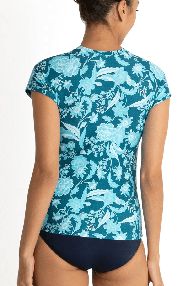 Sunseeker Tokyo Short Sleeve Rash Vest Denim.