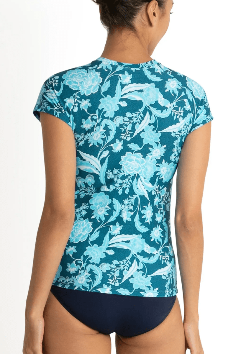 Sunseeker Tokyo Short Sleeve Rash Vest Denim.