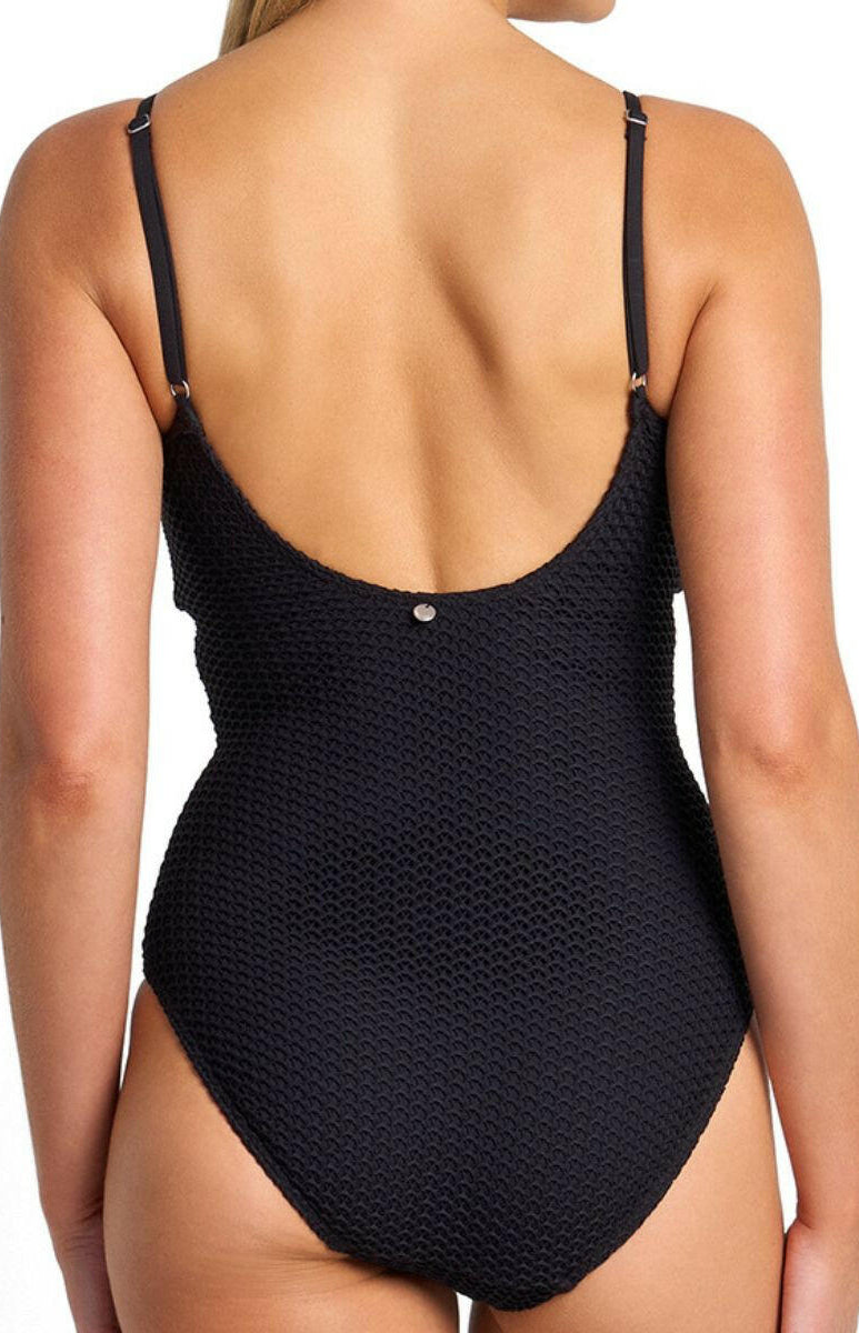 Sunseeker Salt DD/E Slimline One Piece - Black.