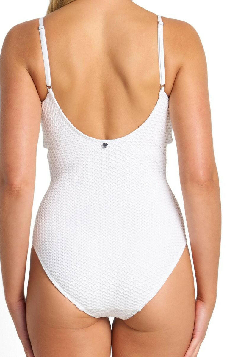 Sunseeker Salt DD/E Slimline One Piece - White.