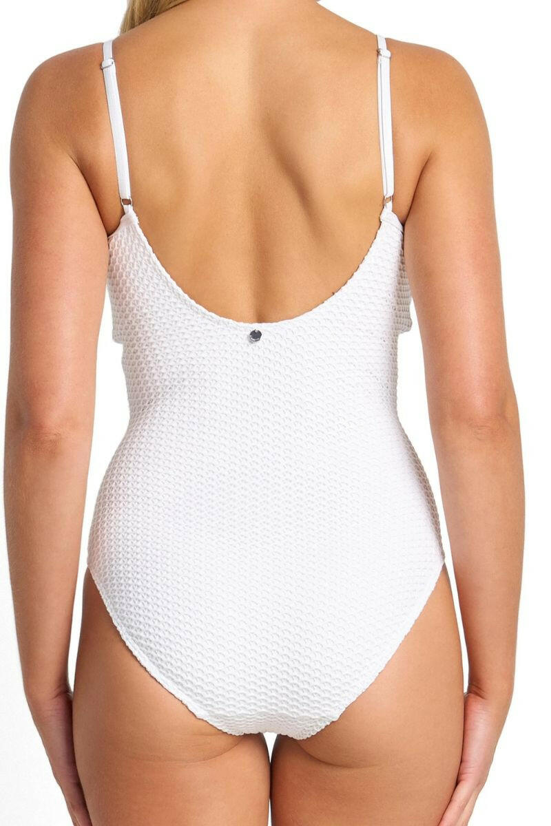 Sunseeker Salt DD/E Slimline One Piece - White.