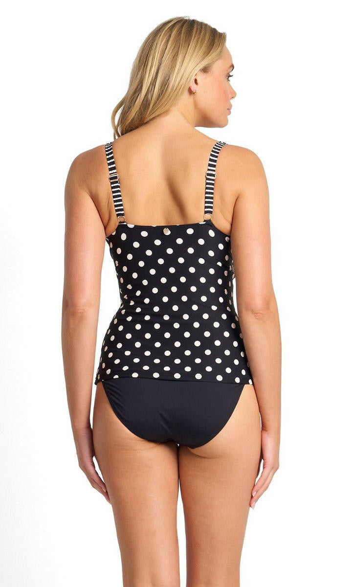 Sunseeker Seoul DD/E Ruched U/Wire Singlet - Black.