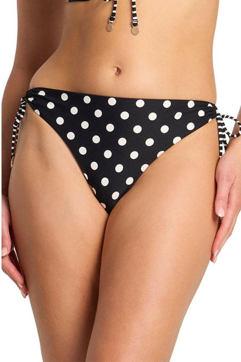 Sunseeker Seoul High Leg Tie Pant - Black.