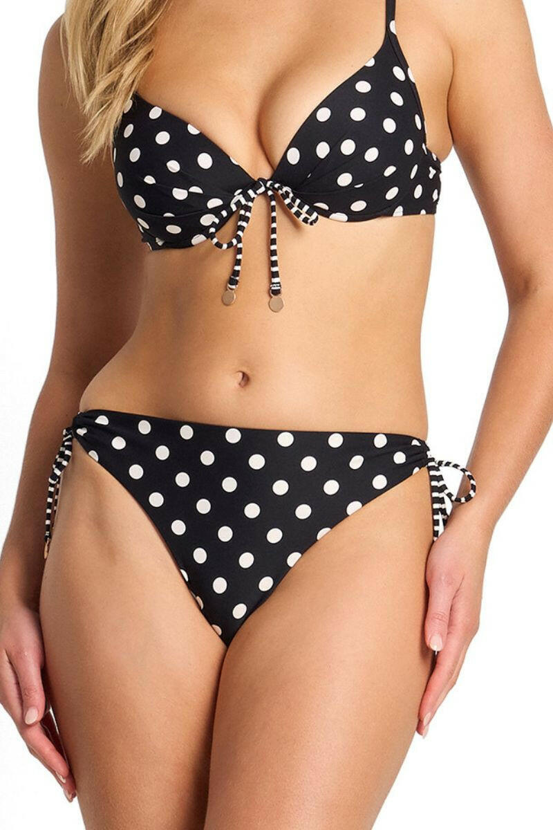 Sunseeker Seoul High Leg Tie Pant - Black.