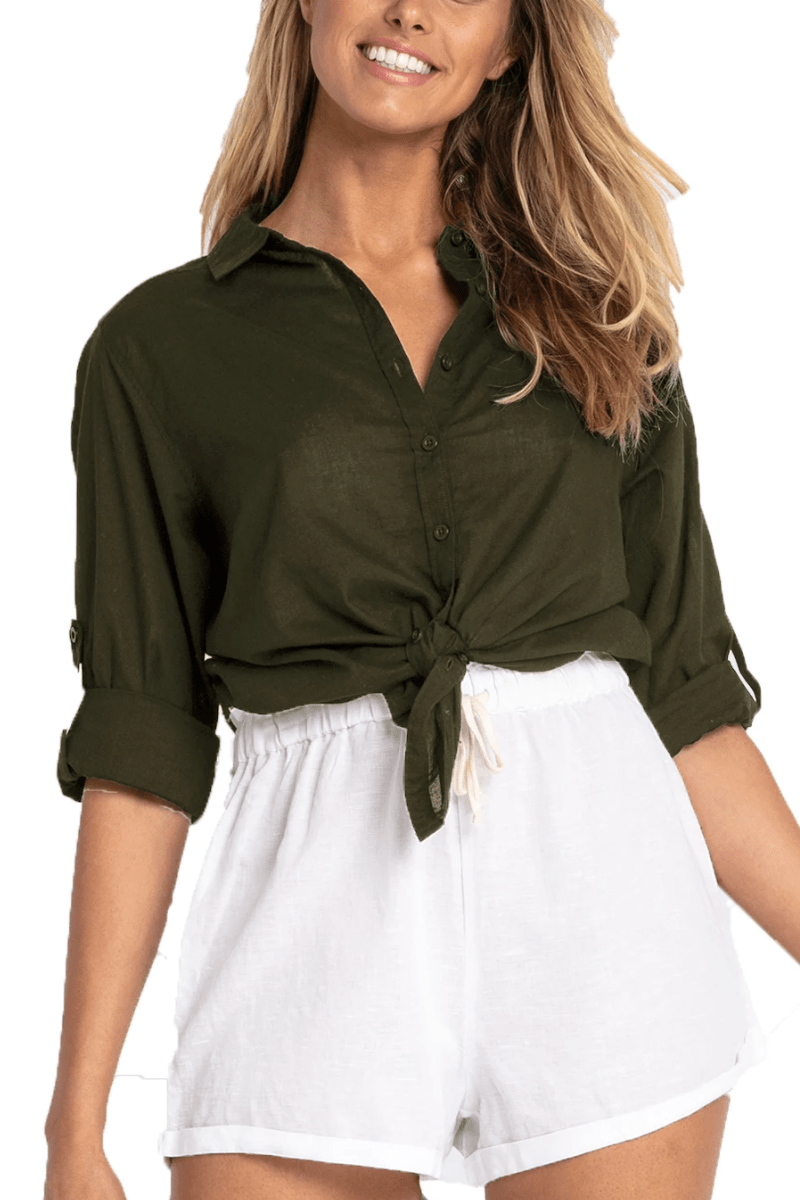 Sunseeker Basix Folklore Slouch Shirt.