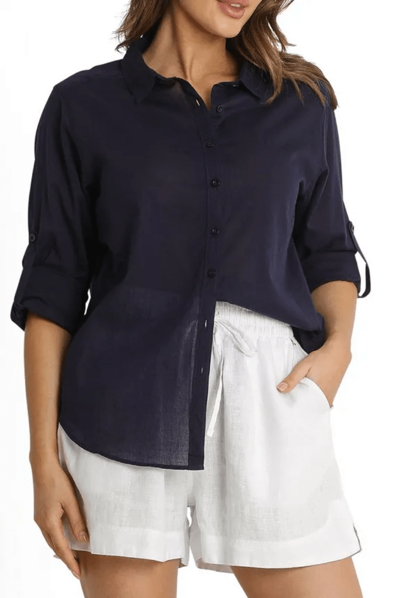 Sunseeker Basix Folklore Slouch Shirt.