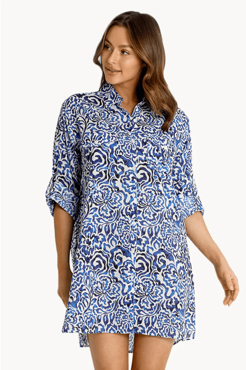 Sunseeker Corfu Button Through Shirt.