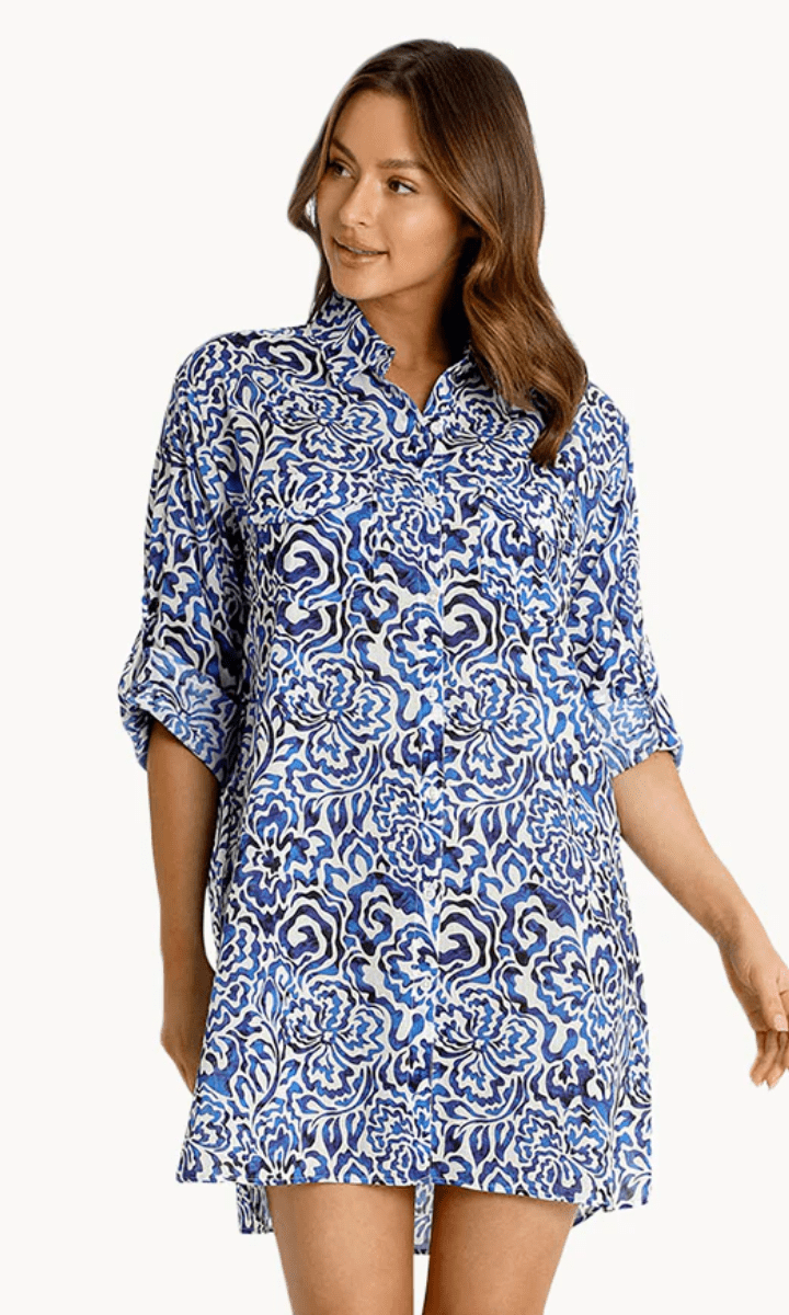 Sunseeker Corfu Button Through Shirt.