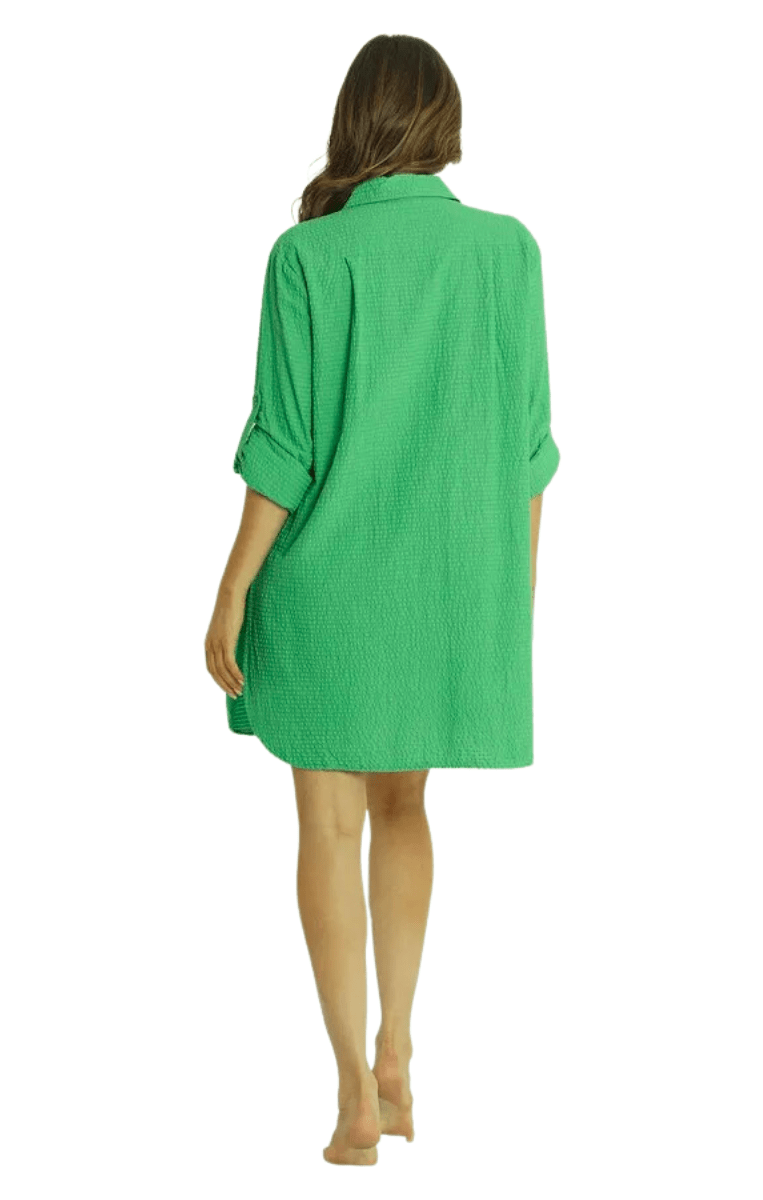 Sunseeker Reset Button Through Shirt Green.