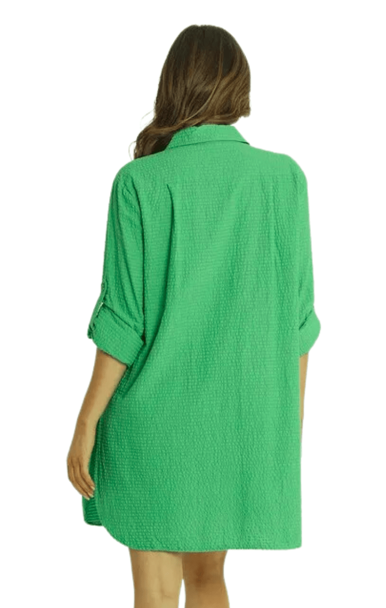 Sunseeker Reset Button Through Shirt Green.