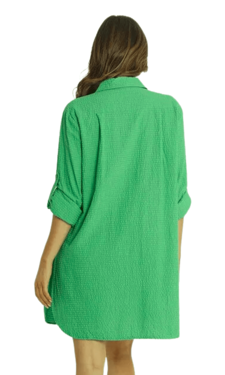 Sunseeker Reset Button Through Shirt Green.