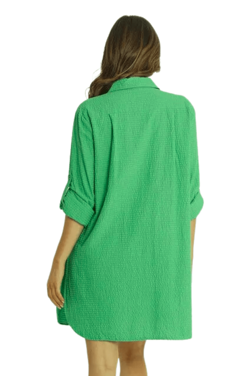 Sunseeker Reset Button Through Shirt Green.