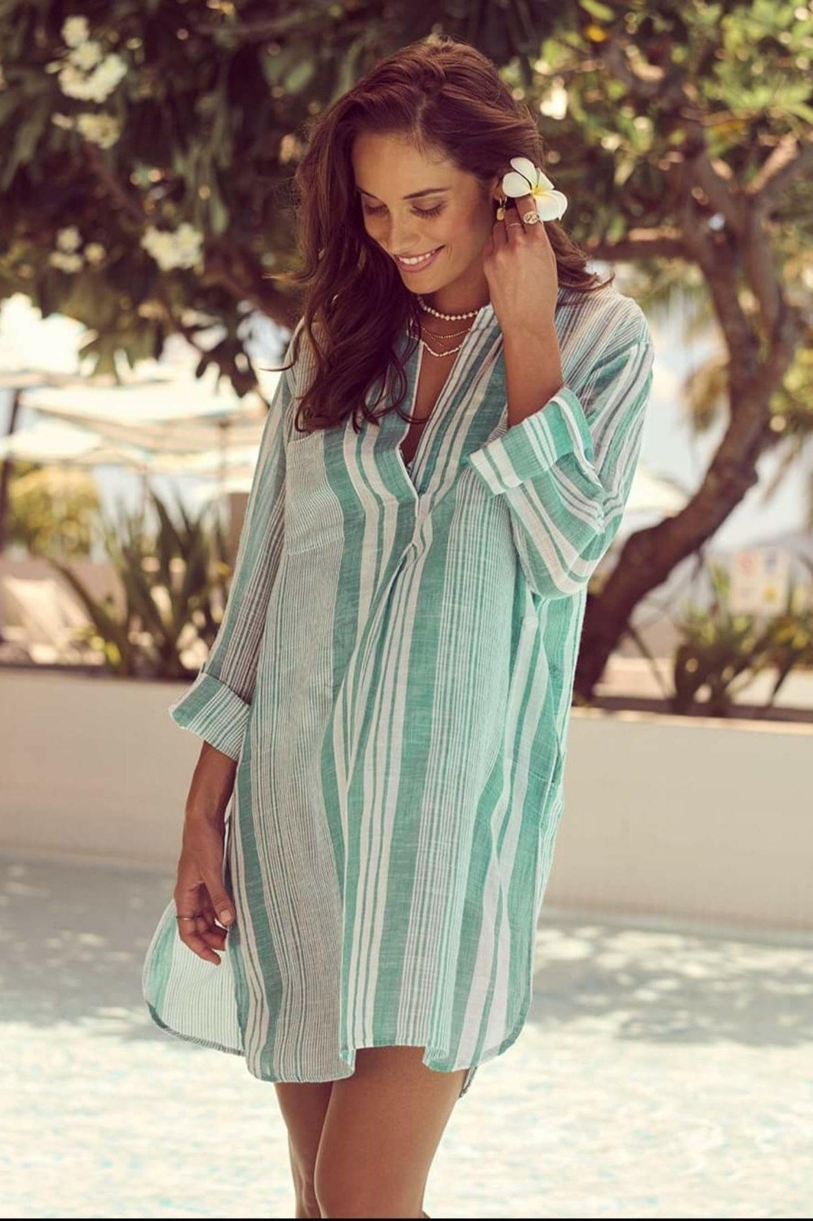 Sunseeker Wilder Painters Shirt - Green.