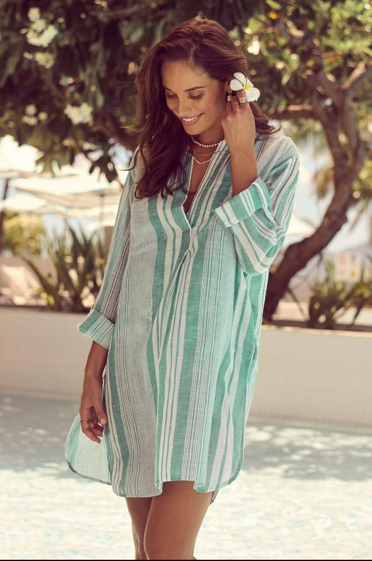 Sunseeker Wilder Painters Shirt - Green.