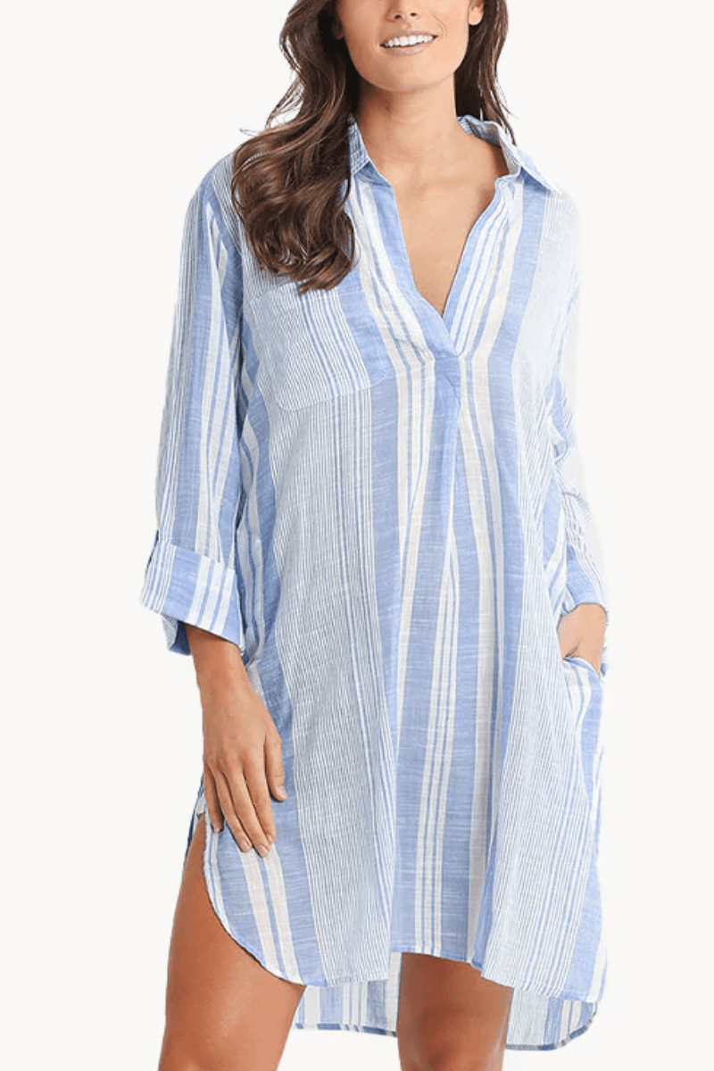 Sunseeker Wilder Painters Shirt - Royal.