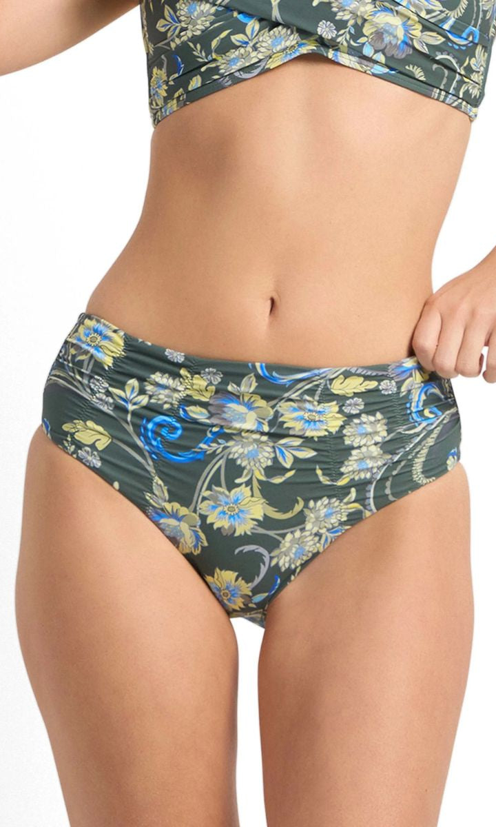 sunseeker-sicily-ruched-mid-rise-pant-seaweed-ozresort