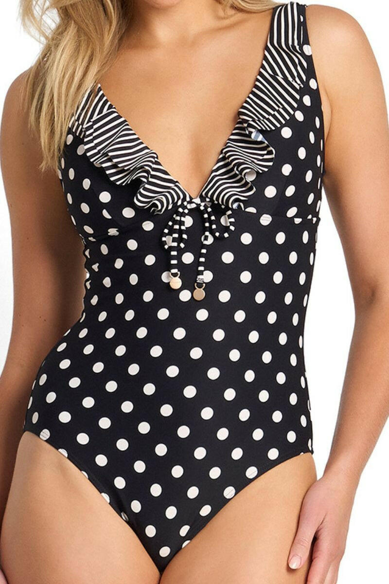 Sunseeker Seoul Frill One Piece - Black.