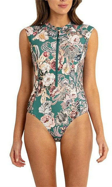 Sunseeker Shiloh Mastectomy Seasport Cap sleeve One Piece.