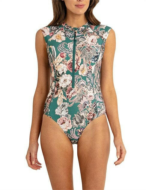 Sunseeker Shiloh Mastectomy Seasport Cap sleeve One Piece.