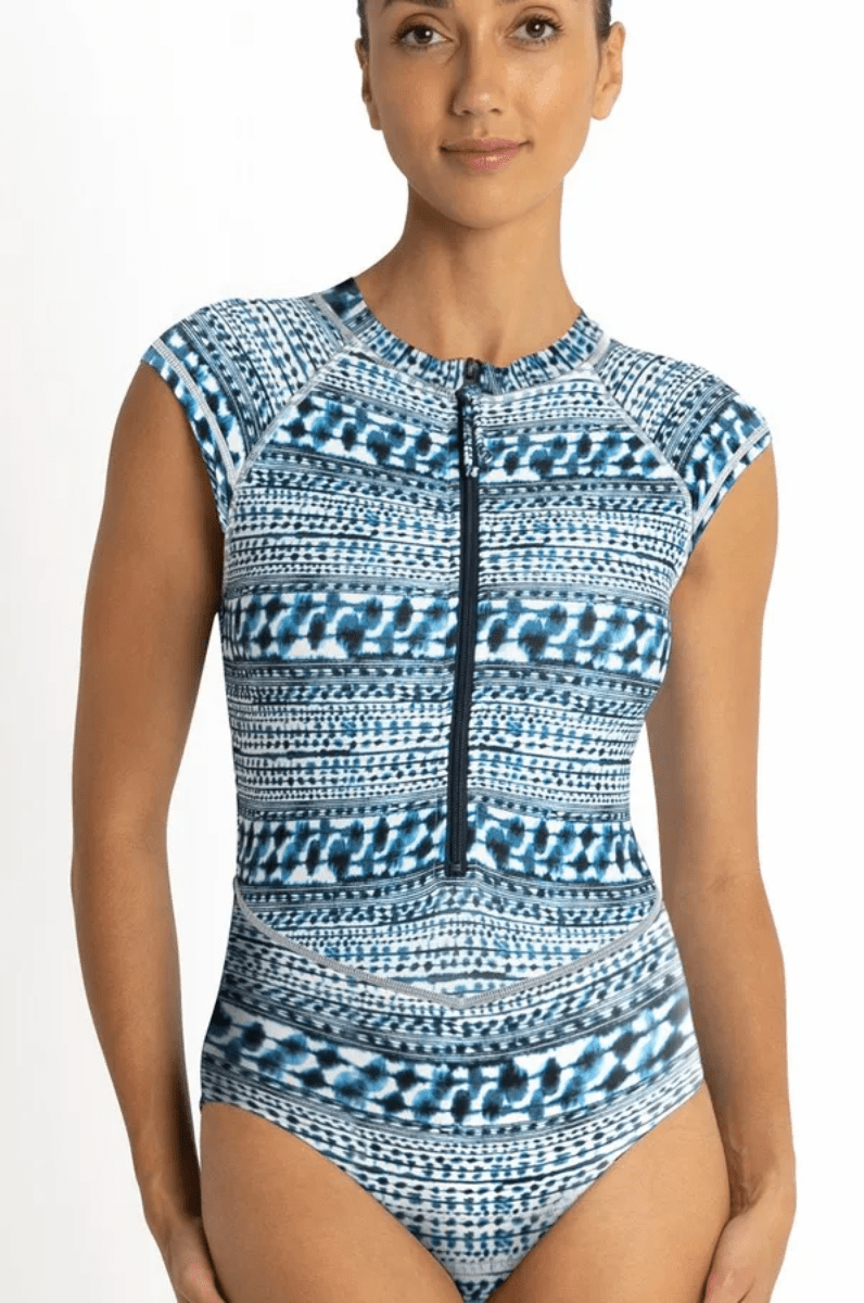 Sunseeker Byron Bay Seasport Cap Sleeve Surf Suit Ink.